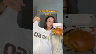Let&rsquo;s try a Burger from Buffalo Wild Wings 🦬💛🤎🍔#buffalowildwings #bdubs