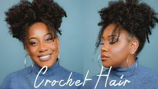 CROCHET high puff hairstyle (pineapple)
