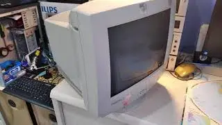Dostałem monitor CRT i myszkę Logitech !!! Retro sprzęcik.