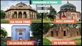 Humayun Tomb | हुमायूँ के मकबरे का दिलचस्प इतिहास | Bu Halima Gateway, Isa Khan Tomb, Arab ki Sarai