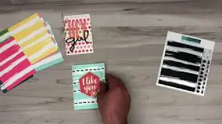 Brushed Stripe Background Stamp Set
