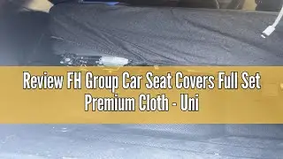 Review FH Group Car Seat Covers Full Set Premium Cloth - Universal Fit, Automotive, Low Back Front W