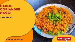 Winter Special Breakfast Recipe| Butter Garlic Coriander Maggi| Easy to cook| Tutorial|