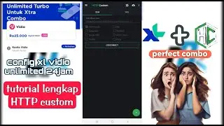 cara membuat config xl vidio | HTTP custom | metode payload