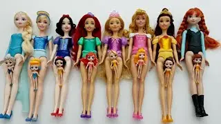Disney Princess Doll Makeover ~ DIY Miniature Ideas for Barbie - Wig, Dress, Faceup, andMore! DIY