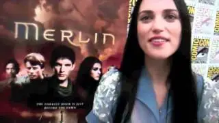 Katie McGrath of Merlin Interviewing with Cody Deal - Comic Con 2011