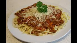 HOME - MADE BELGIAN STYLE SPAGHETTI / quick & easy recipe