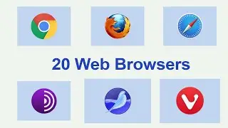 Most Popular Web Browsers | 20 Name of the browser with logo  #trending #2024 #challenge