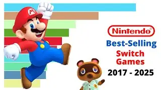 Nintendo Best Selling Switch Games (2017-2025)