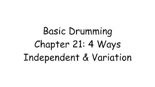 Basic Drumming by Note Weerachat Chapter 21