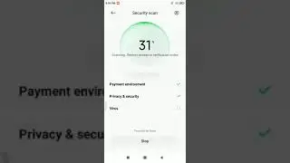 security scan MIUI 12 version in Redmi 7 A