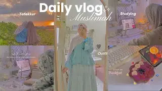VLOG🦋 3AM MORNING ROUTINE OF A MUSLIMAH, tahajjud, studies, peaceful.
