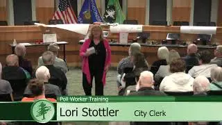 Live From City Hall - Poll Worker Training; session1