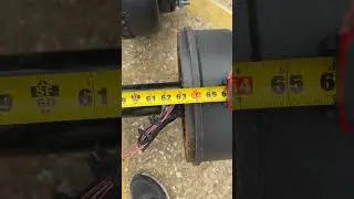 Carter 8K Trailer Axle (75&rdquo; Hub Face) &ndash; Backing Plate to Backing Plate Measurement