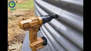 Corrugated galvanized water storage tank