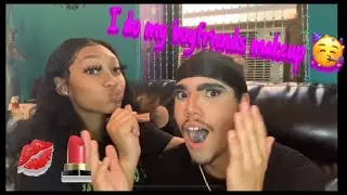 doing my (boy) friends makeup ❗️