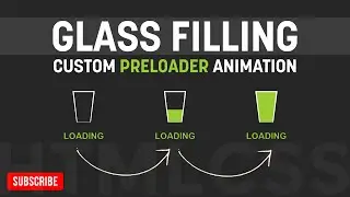 How to Make Custom Pre-Loader Page Loading Awesome Animation Using HTML & CSS | HTML & CSS Tutorial