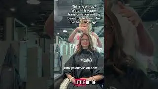 Thinning on top? Watch, It&rsquo;s magic  #texassalon  #HairSolutions #customizedtopper #consultation