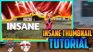 HOW TO MAKE THIS INSANE THUMBNAIL LIKE ROUK FF , FLAME R FF BROKE