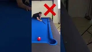 Never miss pool shots again with this simple aiming trick ✅ #billiards #8ballpool #tricks