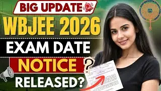 wbjee exam date 2026 | west bengal joint entrance examination date 2026 | wbjee 2026