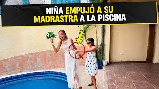 Hija b0tó a la piscina a la prometida de su padre para desenmαscαrárla y confesar esta verdad.