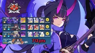 EX Abyss Red Lotus [409D] - 7 thunder Showcase - Bernares Stigma [Honkai Impact 3]