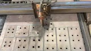5' x 10' Multicam V-204-P CNC Plasma, 2015 - Hypertherm Powermax 125