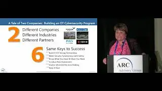 Cybersecurity Case Studies - Tammy Klotz of Covanta Energy - ARC Forum 2023