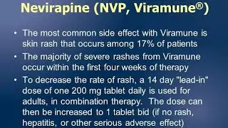 Pharmacology of Nevirapine (Viramune) ; Clinical uses, Side effects, Mechanism of action