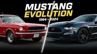 Ford Mustang Evolution: 60 Years of American Muscle (1964&ndash;2024)