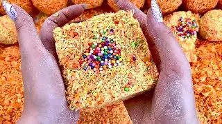 ASMR Crushing soap balls 🏀 Cutting soap cubes 🏀 Soap boxes with starch 🏀
