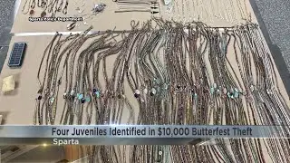 Four juveniles suspects in $10,000 Butterfest vendor theft
