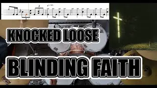 Knocked Loose - Blinding Faith - Drum Cover With SHEET MUSIC