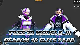 Plasma3D Free Fire | Elite Pass Season 40 3DModel | Model By TeamYeasin