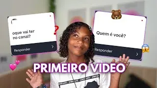 MEU PRIMEIRO V&Iacute;DEO NO CANAL! 😆💕 | Gabi Amaral