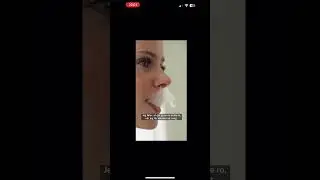 Beautiful girl vaping