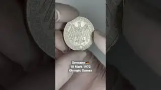 Germany 🇩🇪 10 Mark 1972 Olympic Games #silvercoin