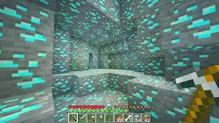 1.18.2 Super-flat Diamond Mining Hack In Minecraft???