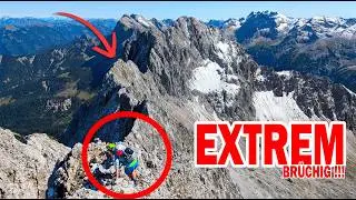 W&ouml;rner S&uuml;danstieg | Einsam, wild und SEHR BR&Uuml;CHIG #bergsteigen #karwendel