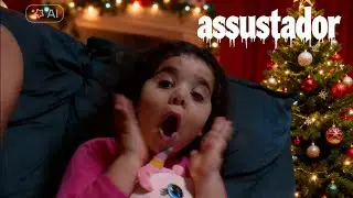 Natal da Evelyn com muitas histórias. 