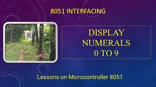 DISPLAY NUMBERS 0 TO 9