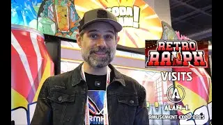 Clip: @RetroRalph Visits The Alan-1 Booth At Amusement Expo 2025