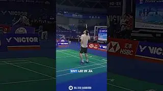 why is lee zii jia always like this ? #badminton #shortvideo #shorts #leeziijia