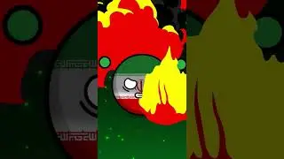 Иран VS Израиль #countryballs