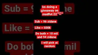 Giveaway on madfut 22!