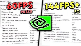 Jak zoptymalizować panel sterowania Nvidia pod Gry |Poradnik|