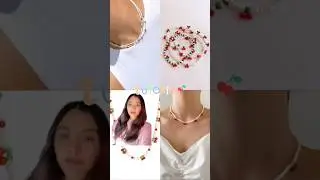 Tutorial para hacer cerezas con chaquira🍒❤️ #tutorial #handmadejewelry #manualidades
