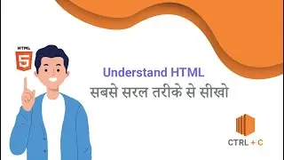 html tutorial for beginners | html tags | ctrl C | Hindi