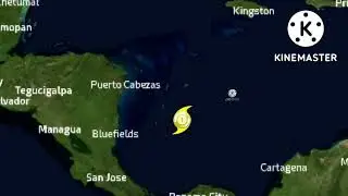 Track of Hurricane Iota (2020)
